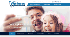Desktop Screenshot of holmesfamilydentistry.com
